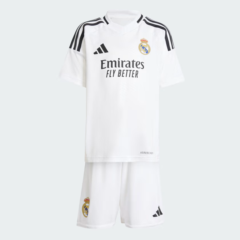 T-shirt e Pantaloncini per Bambino Real Madrid Home 24/25