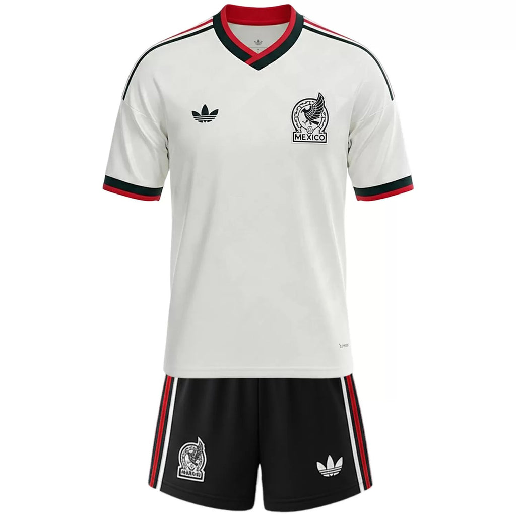 T-shirt e Pantaloncini Bambino Messico Away 2026/27