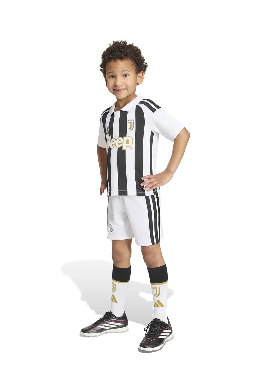 T-shirt e Pantaloncini Bambino Juventus Home 2026/27 - "Visit Detroit"
