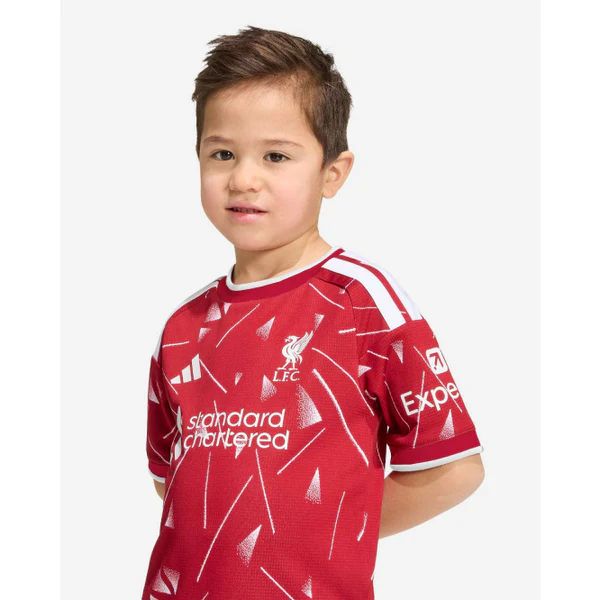 T-shirt e Pantaloncini Bambino Liverpool Home 2026/27