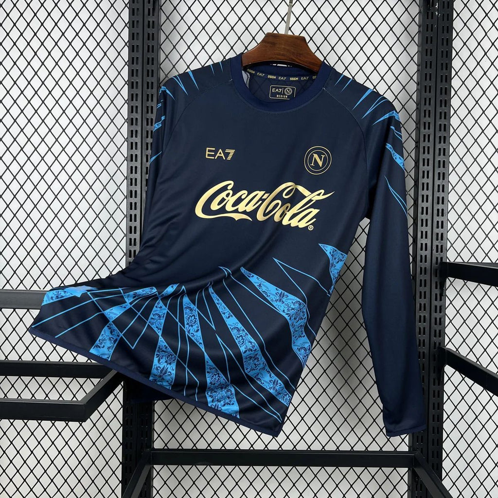 Maglia SSC Napoli pre-partita 26/27 - Manica Lunga