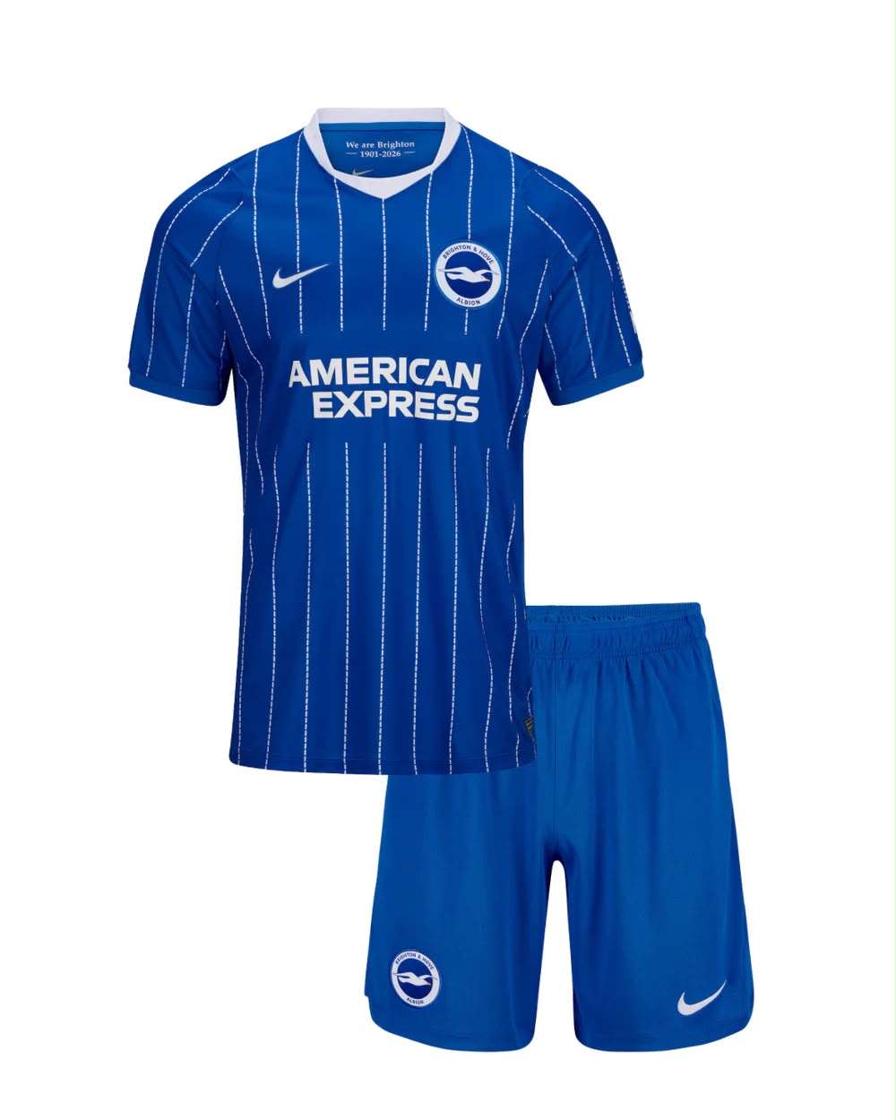 T-shirt e Pantaloncini Bambino Brighton Home 2026/27