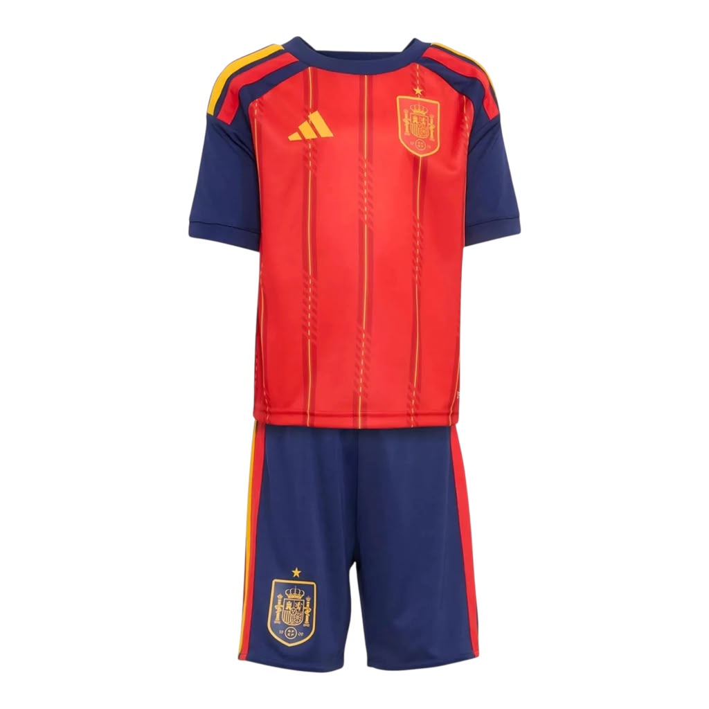 Maglia e Pantaloncini Bambino Spagna Home 26/27