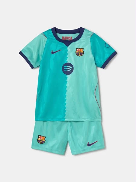 T-shirt e Pantaloncini Bambino FC Barcelona Third 26/27