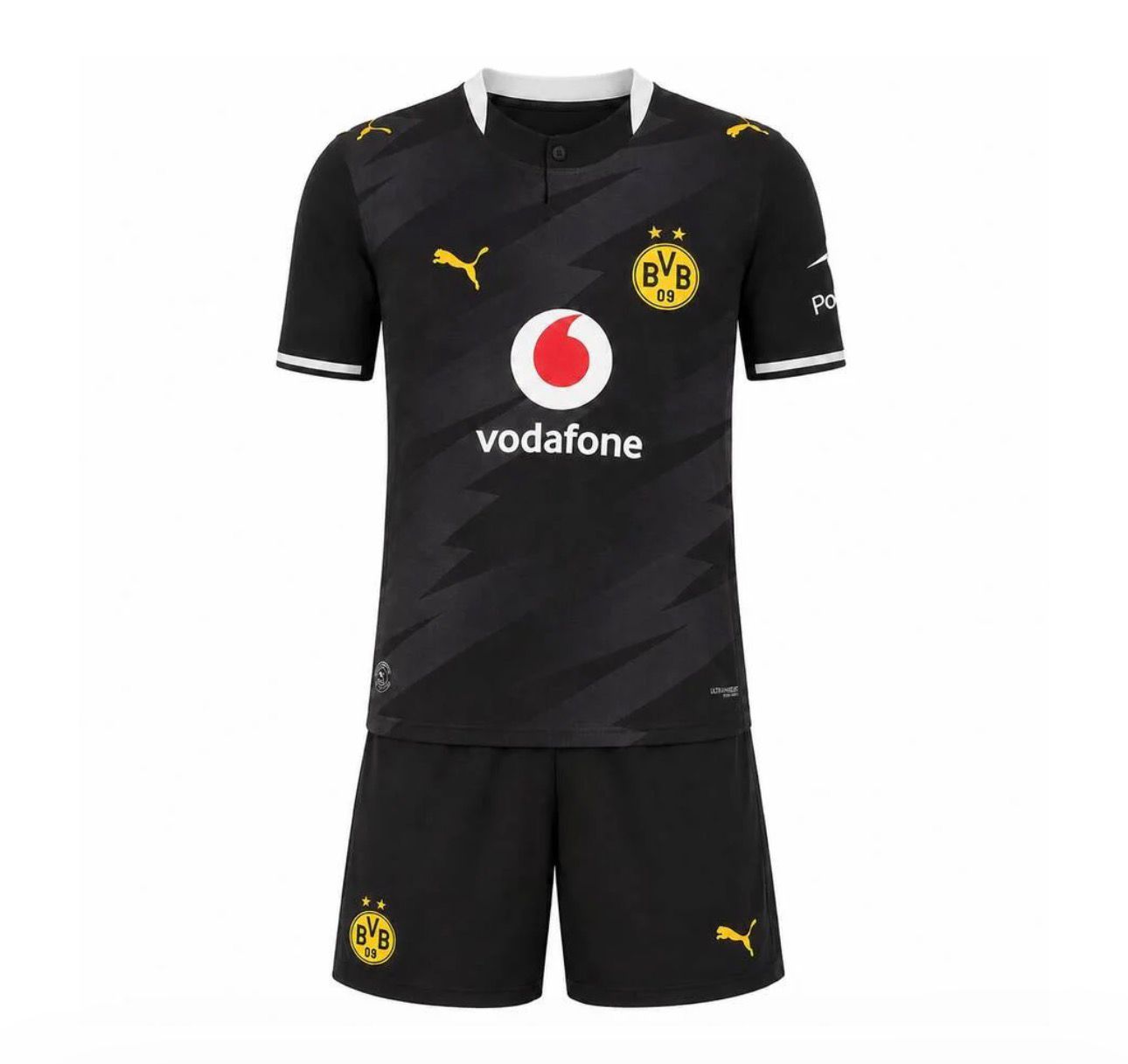 T-shirt e Pantaloncini Bambino Borussia Dortmund Away 26/27