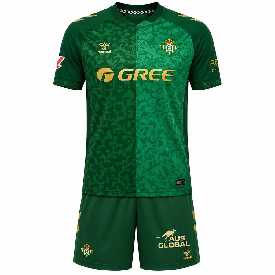 T-shirt e Pantaloncini Bambino Real Betis Away 26/27