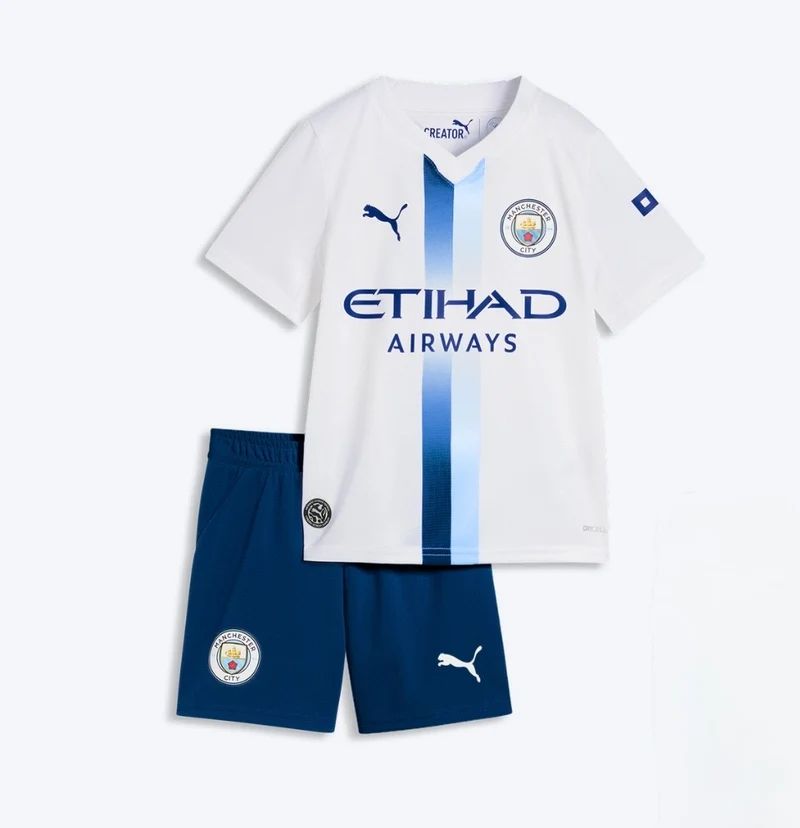 T-shirt e Pantaloncini Bambino Manchester City Third 26/27