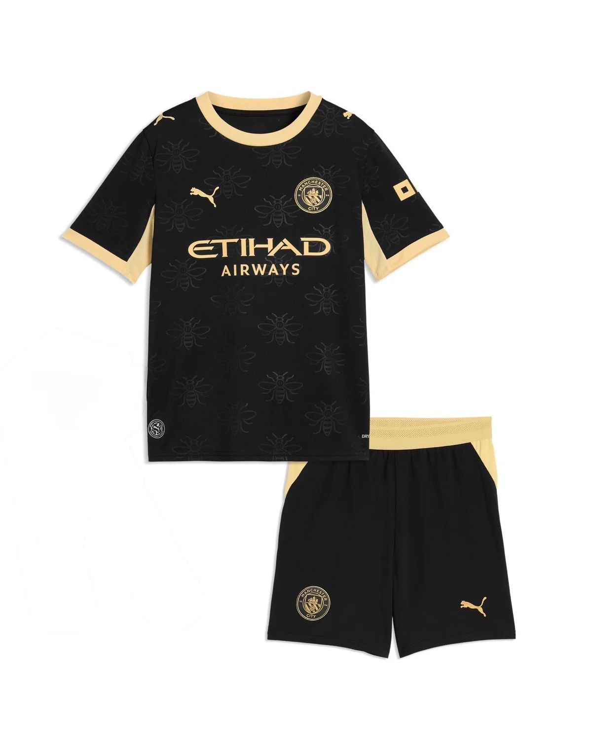 T-shirt e Pantaloncini Bambino Manchester City Away 26/27