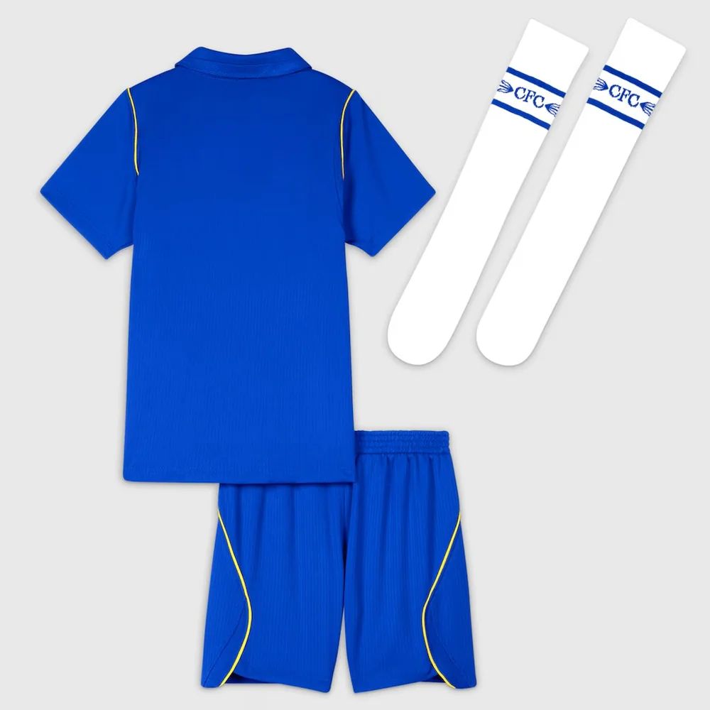 T-shirt e Pantaloncini Bambino Chelsea FC Home 26/27- Con Calzettoni