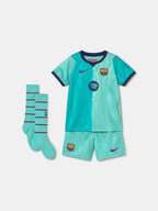 T-shirt e Pantaloncini Bambino FC Barcelona Third 26/27 - Con Calzettoni