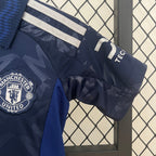 T-shirt e Pantaloncini per Bambino Manchester United Away 24/25