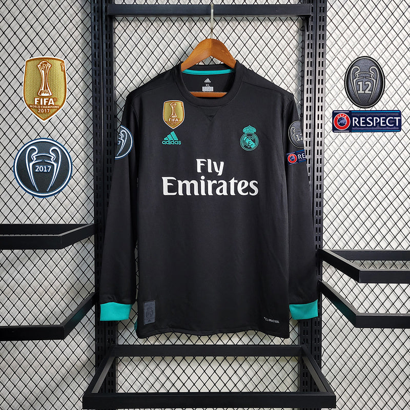 Maglia Manica Lunga Real Madrid 17-18 - Con Patch UCL