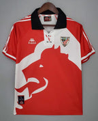 Camisa Athletic Bilbao Retrô 1997/1998 Vermelha e Branca - Kappa - DA Sports Oficial