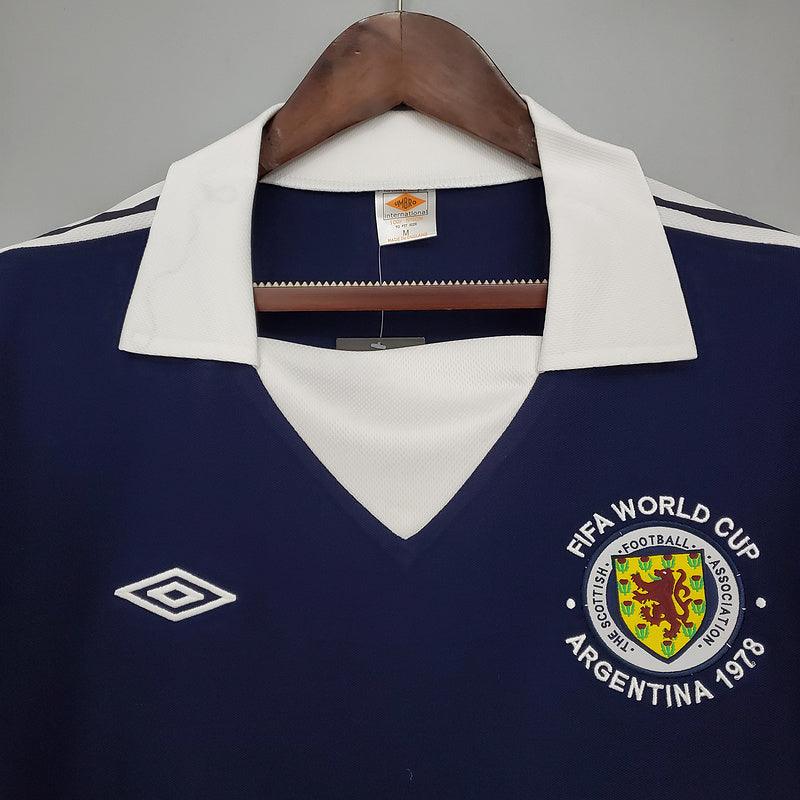 Camisa Escócia Retrô 1978 Azul - Umbro - DA Sports Oficial