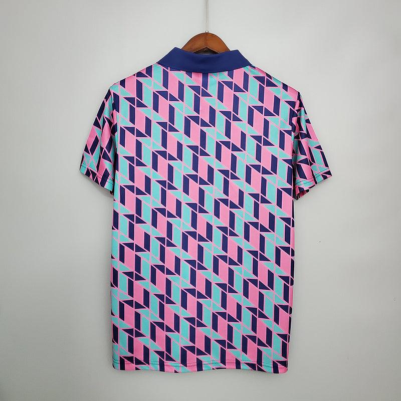 Camisa Escócia Retrô 1988/1989 Rosa - Umbro - DA Sports Oficial