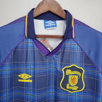 Camisa Escócia Retrô 1994/1996 Azul - Umbro - DA Sports Oficial