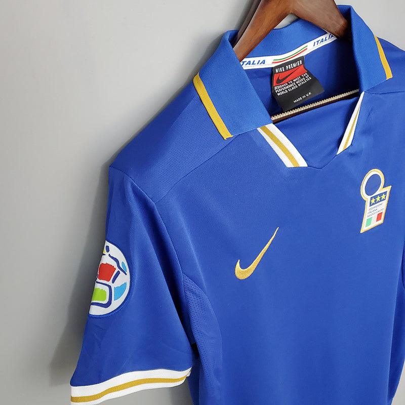 Camisa Itália Retrô 1996 Azul - Nike - DA Sports Oficial