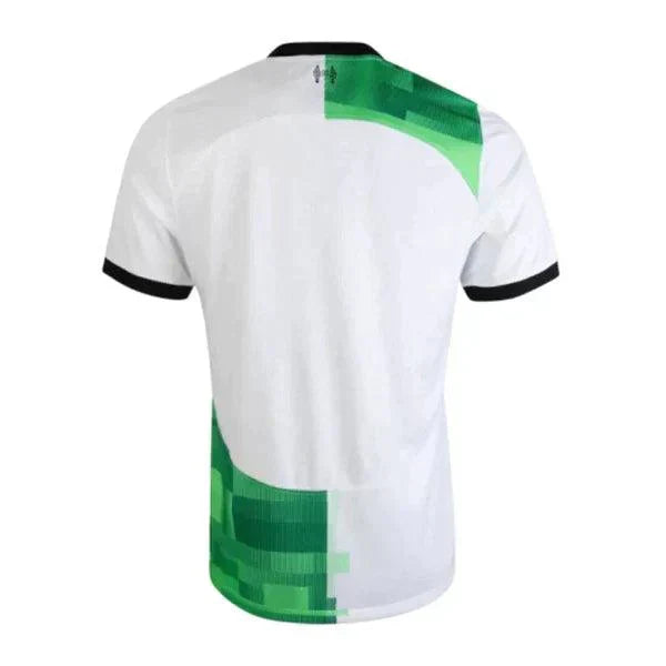 Camisa Liverpool Away 23/24 s/n° Torcedor Masculina - Branco e Verde - DA Sports Oficial