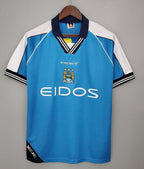 Camisa Manchester City Retrô 1999/2001 Azul - DA Sports Oficial