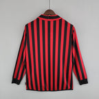 Camisa Manga Longa Milan 1999/2000 Adidas - Preto e Vermelho - DA Sports Oficial
