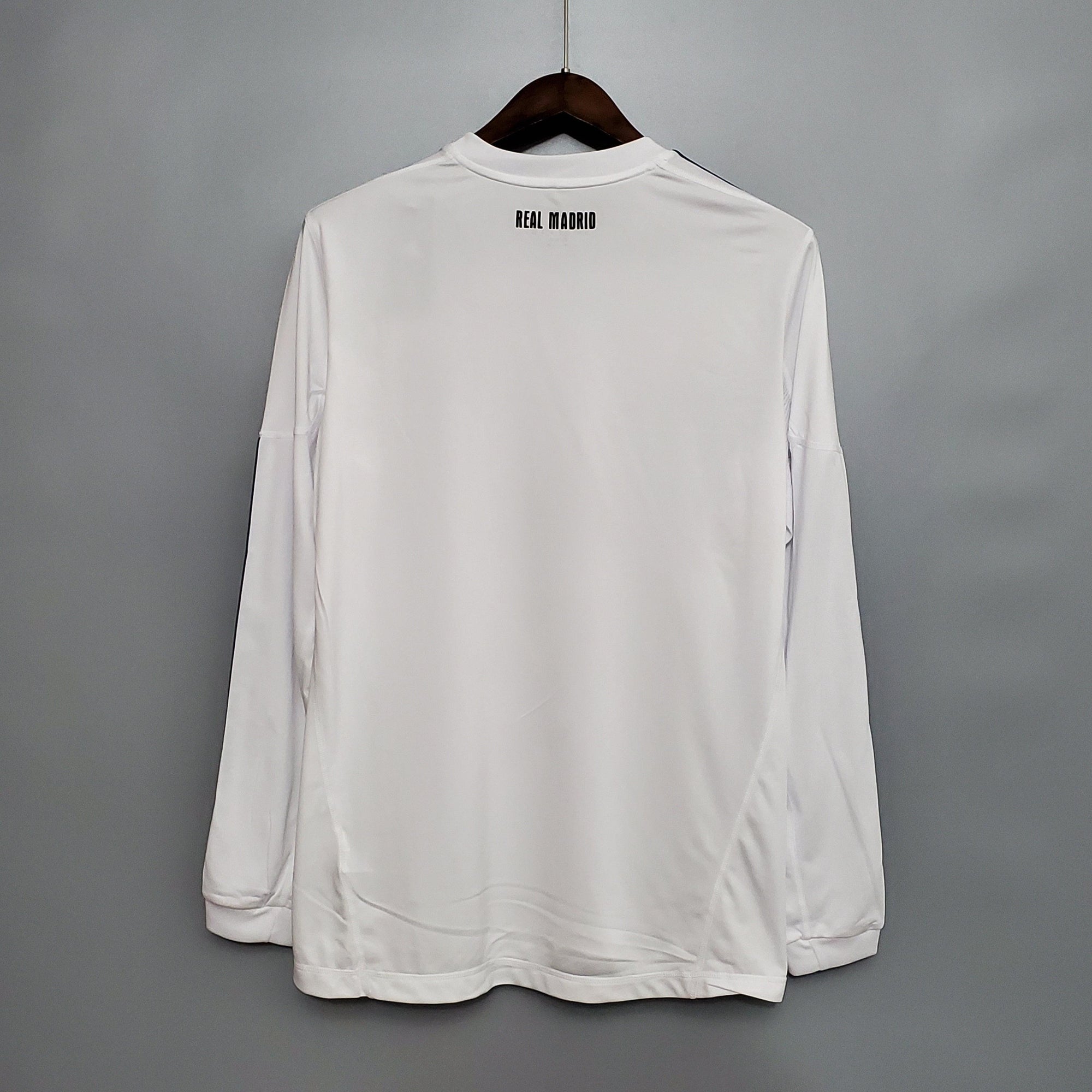 Camisa Manga Longa Real Madrid 10/11 Adidas - Branco - DA Sports Oficial