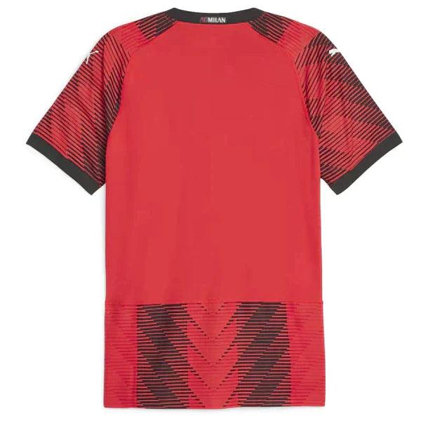 Camisa Milan Home 23/24 s/n° Torcedor Masculino - Vermelho e Preto - DA Sports Oficial
