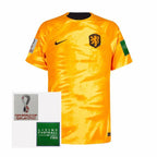 Camisa Seleção Holanda III 2022 Nike [Com Patch] - Amarela - DA Sports Oficial