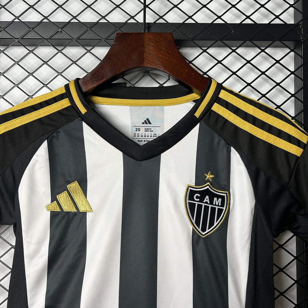 T-shirt e Pantaloncini per Bambino Atletico Mineiro Home 25/26