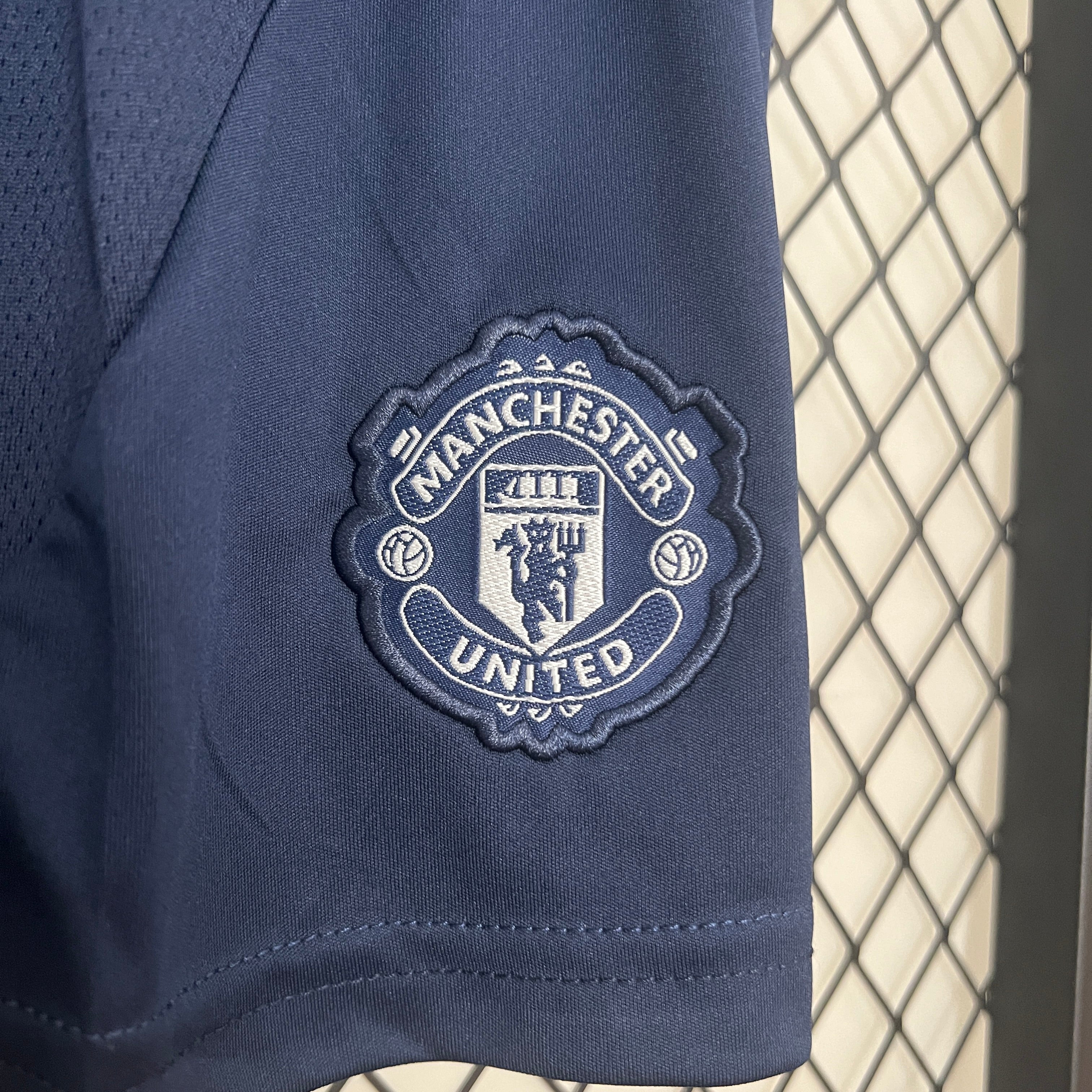 T-shirt e Pantaloncini per Bambino Manchester United Away 24/25