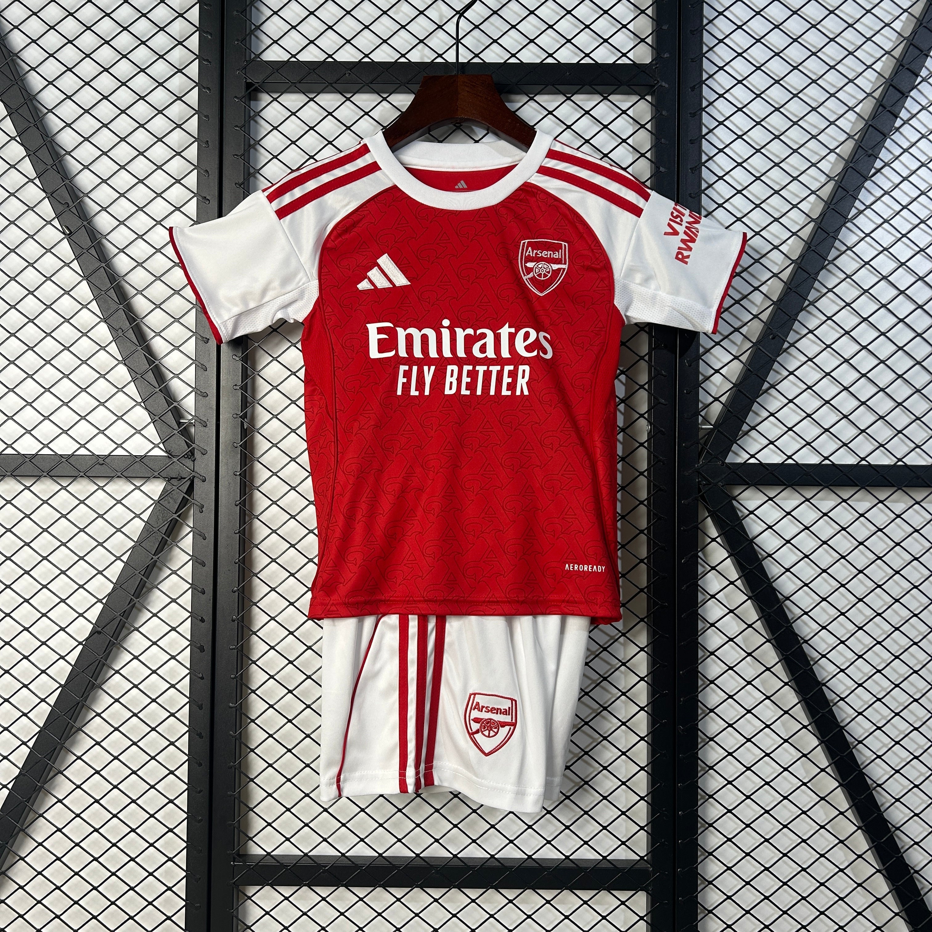 T-shirt e Pantaloncini per Bambino Arsenal Home 25/26
