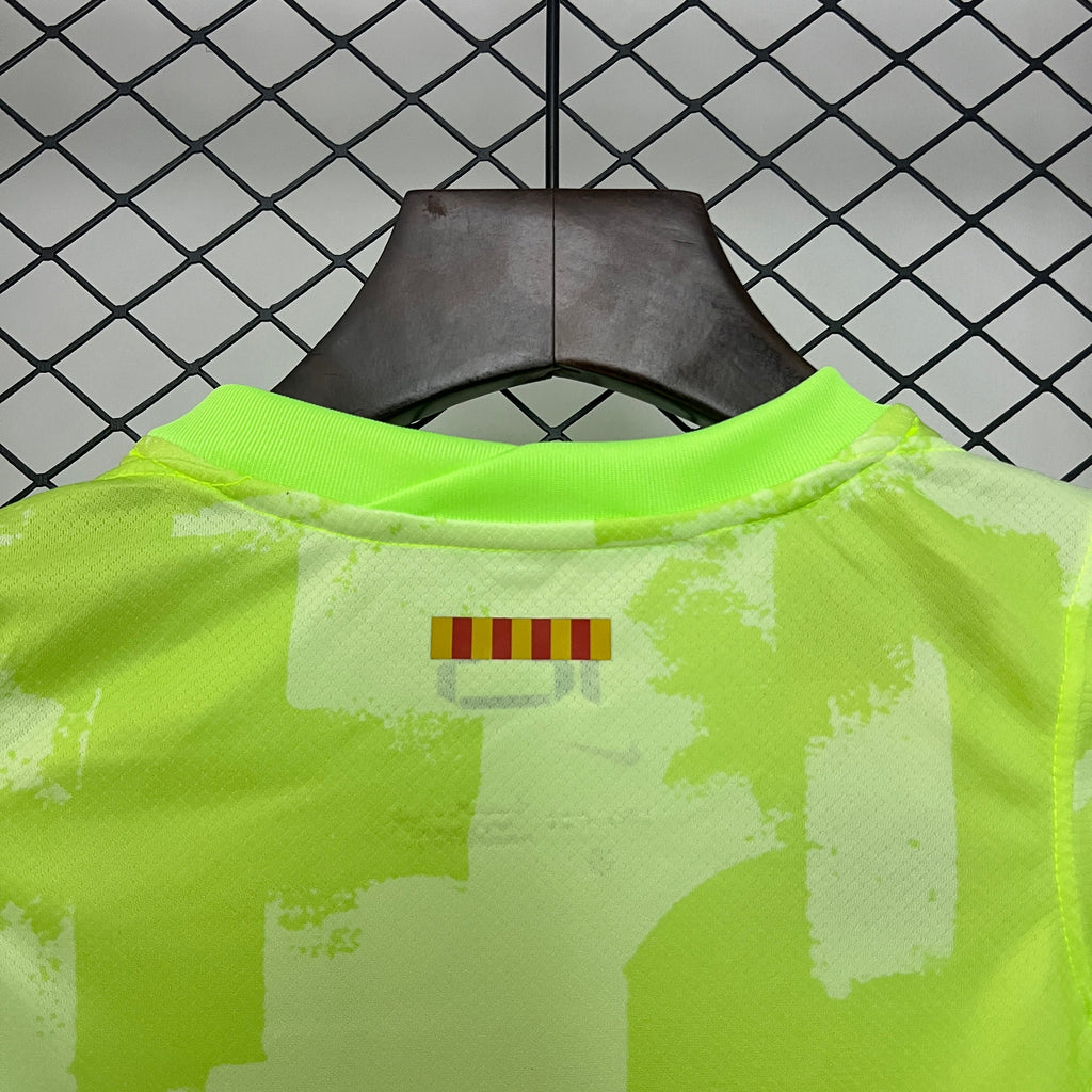 T-shirt e Pantaloncini per Bambino FC Barcelona Third 24/25