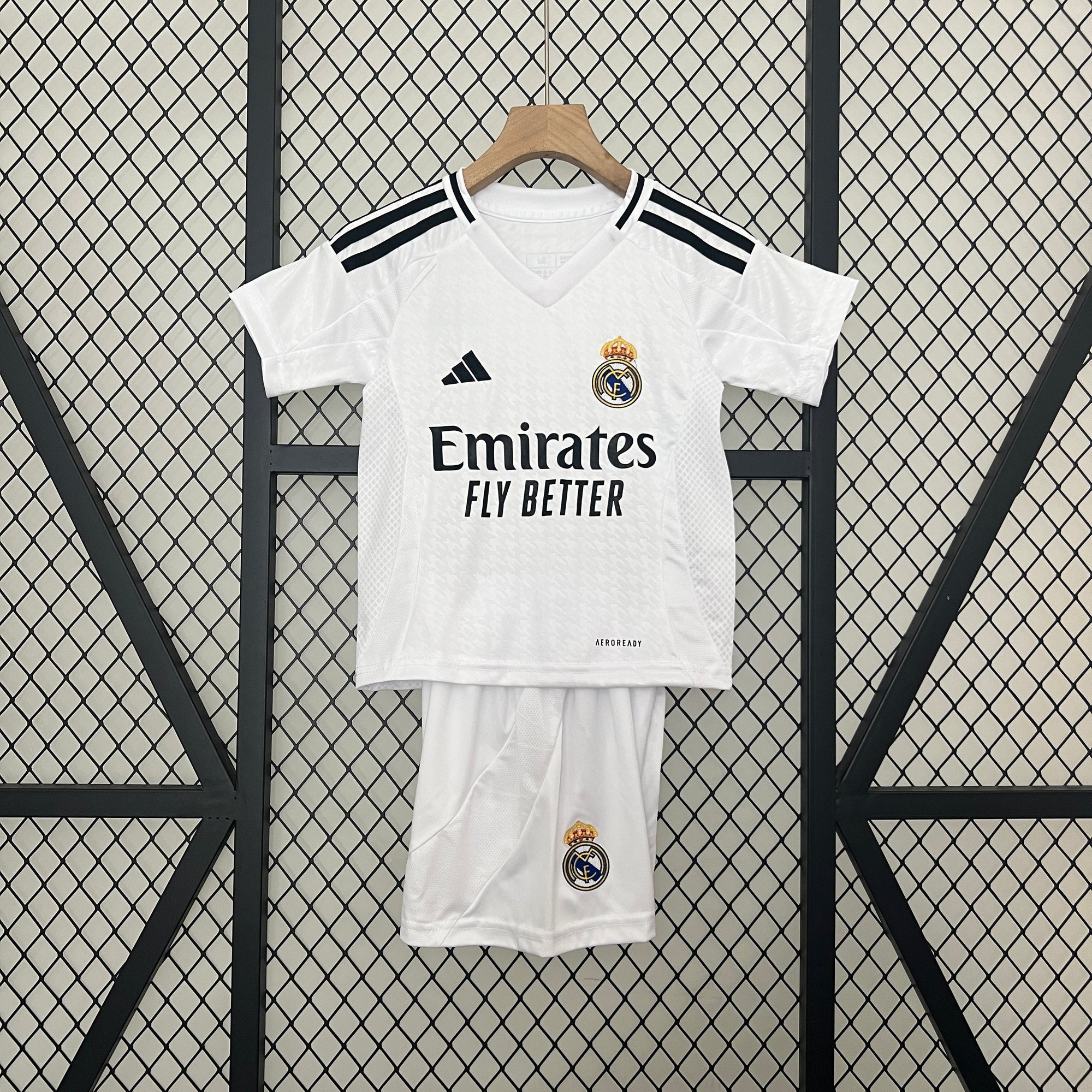 T-shirt e Pantaloncini per Bambino Real Madrid Home 24/25
