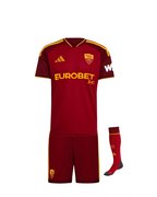 T-shirt e Pantaloncini Bambino AS Roma Home 26/27 - Con Calzettoni