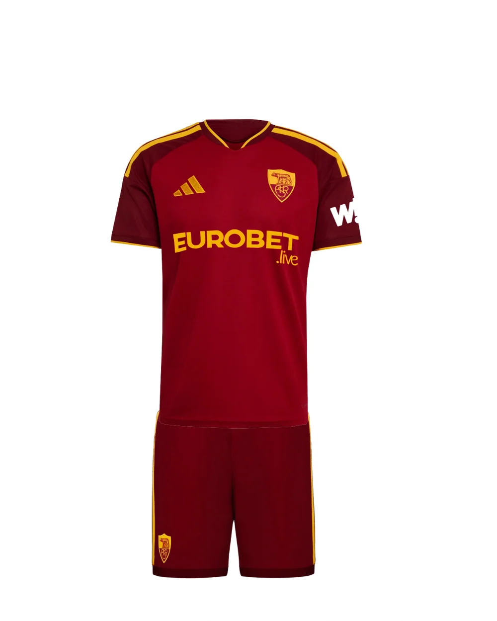 Maglia e Pantaloncini Bambino AS Roma Home 26/27