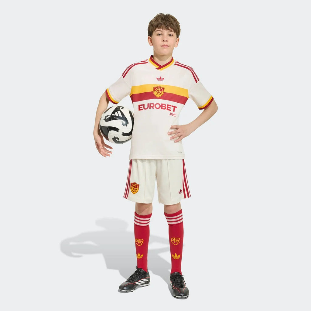 Maglia e Pantaloncini Bambino AS Roma Away 26/27