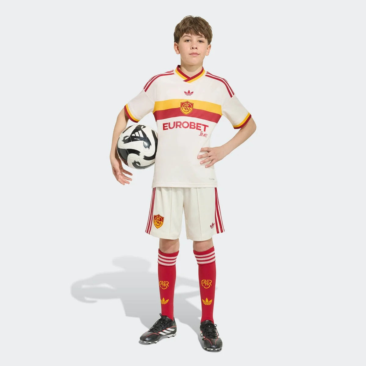 Maglia e Pantaloncini Bambino AS Roma Away 26/27