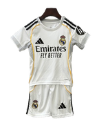 T-shirt e Pantaloncini per Bambino Real Madrid Home 25/26