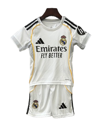 T-shirt e Pantaloncini per Bambino Real Madrid Home 25/26